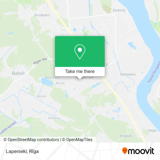 Карта Lapenieki