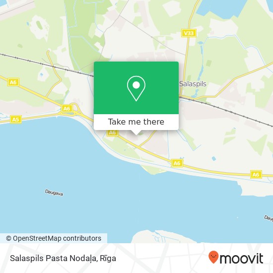 Карта Salaspils Pasta Nodaļa