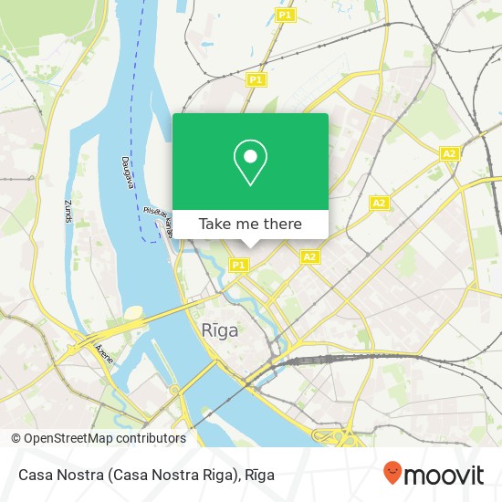 Casa Nostra (Casa Nostra Riga) map