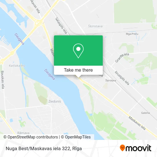 Карта Nuga Best/Maskavas iela 322