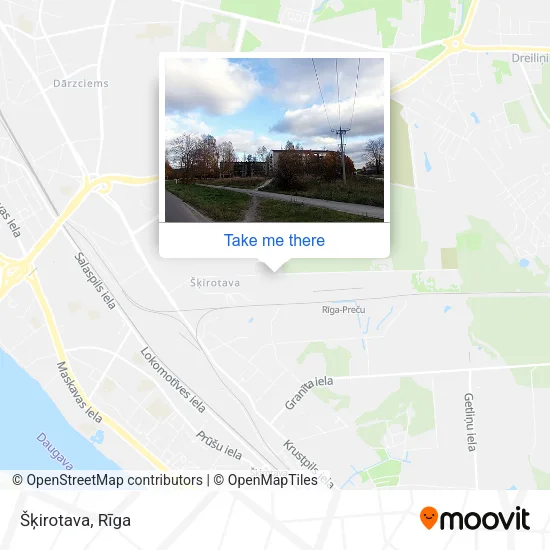Карта Šķirotava