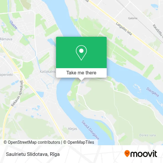 Saulrietu Slidotava map