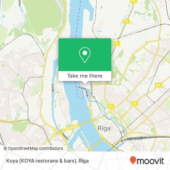 Карта Koya (KOYA restorans & bars)
