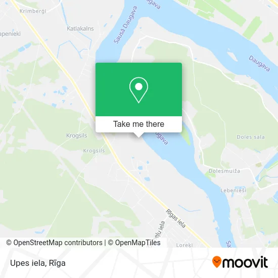 Карта Upes iela