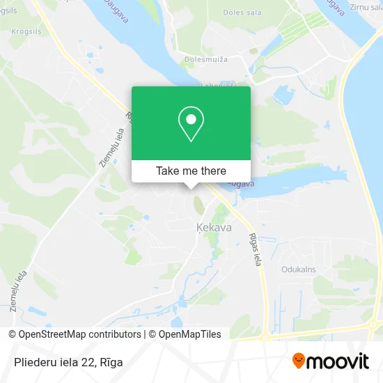Pliederu iela 22 map