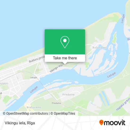 Карта Vikingu iela