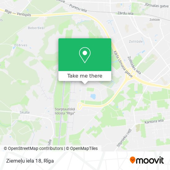 Ziemeļu iela 18 map