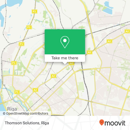 Thomson Solutions map