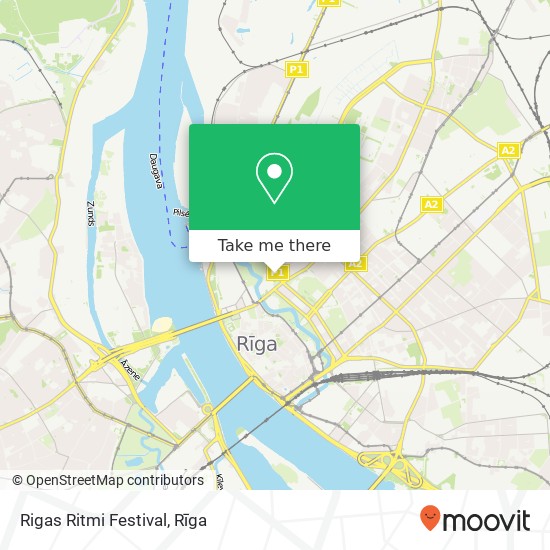 Rigas Ritmi Festival map