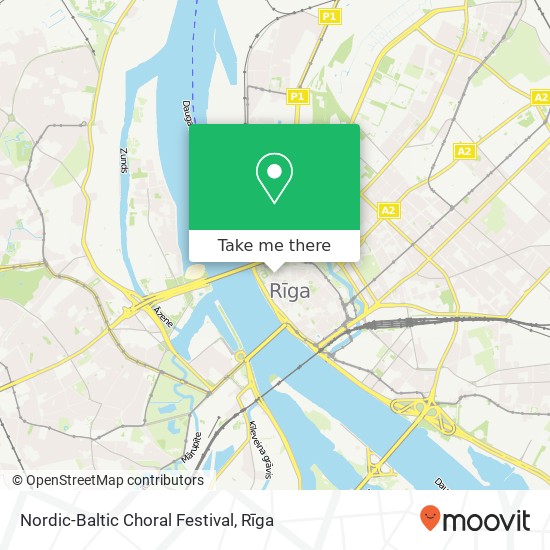 Nordic-Baltic Choral Festival map