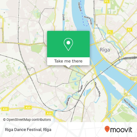 Riga Dance Festival map