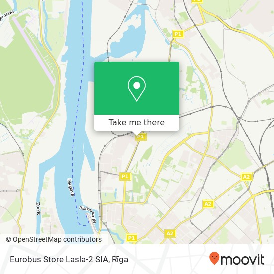 Eurobus Store Lasla-2 SIA map
