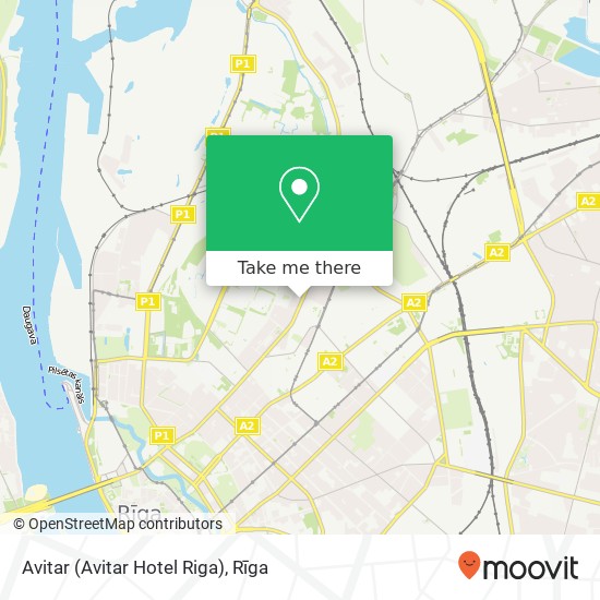 Avitar (Avitar Hotel Riga) map