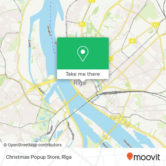 Карта Christmas Popup Store