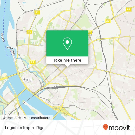 Logistika Impex map