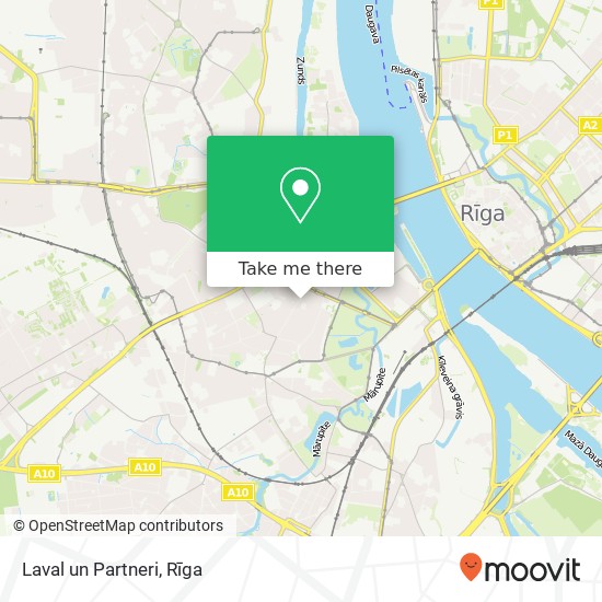 Laval un Partneri map