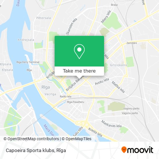 Capoeira Sporta klubs map
