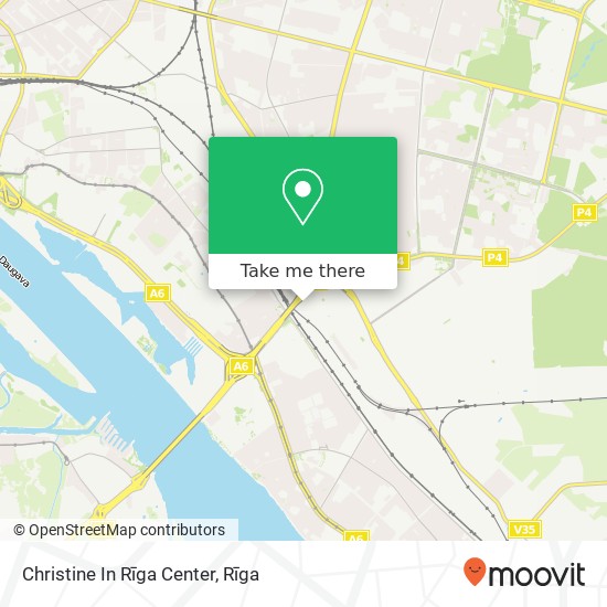 Christine In Rīga Center map