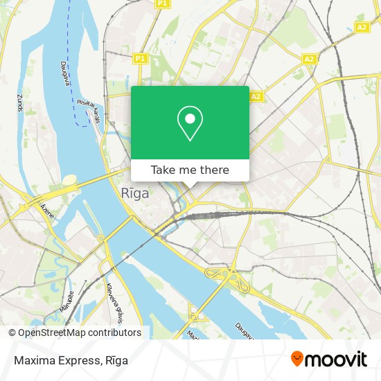 Maxima Express map