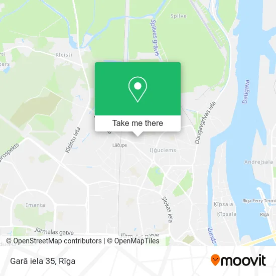 Garā iela 35 map