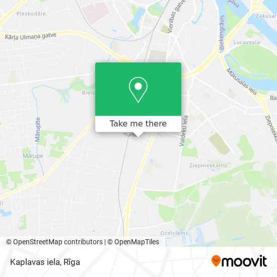 Карта Kaplavas iela