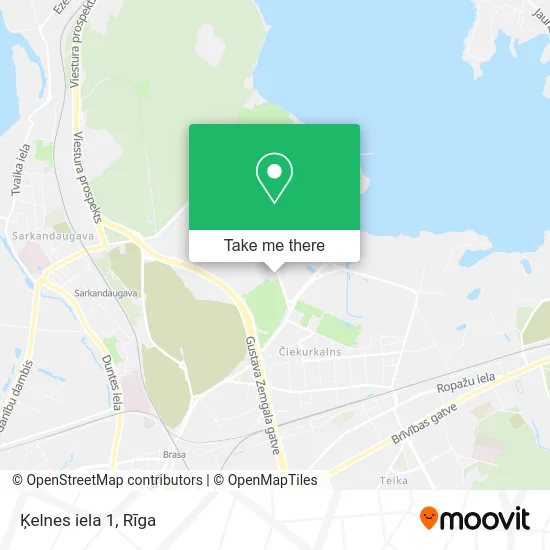 Карта Ķelnes iela 1