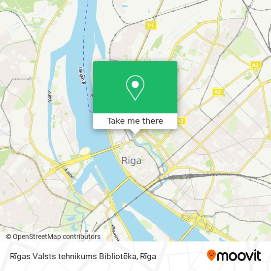 Rīgas Valsts tehnikums Bibliotēka map