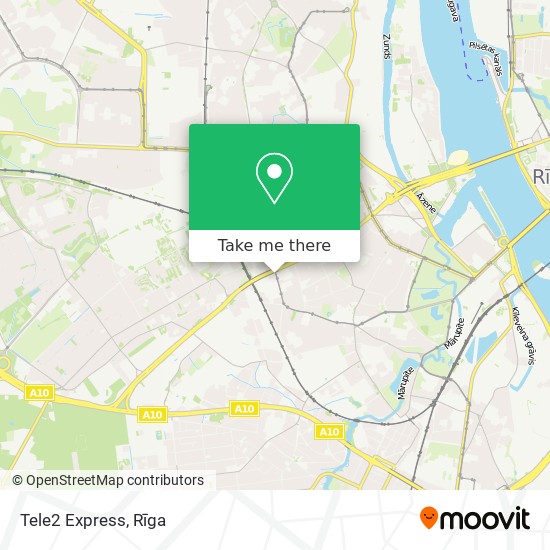 Tele2 Express map