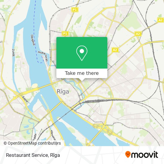 Restaurant Service map