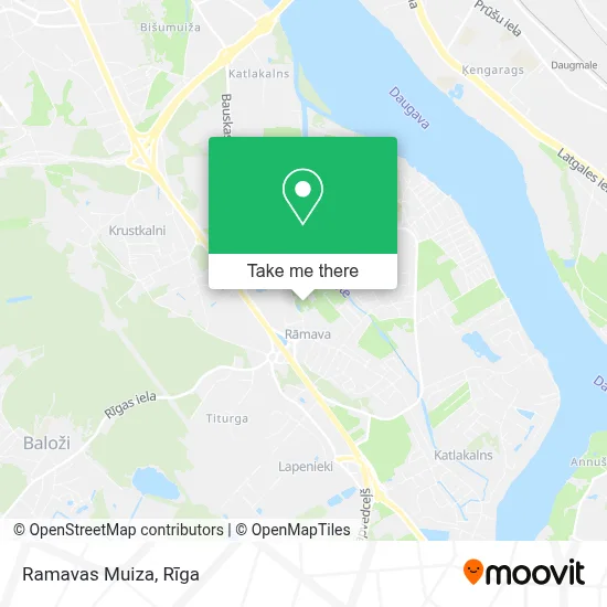 Ramavas Muiza map
