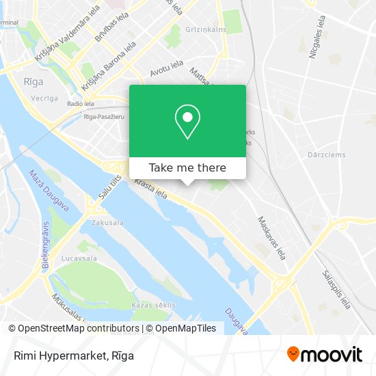 Rimi Hypermarket map