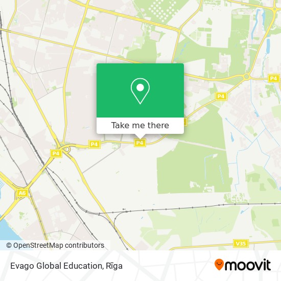Evago Global Education map