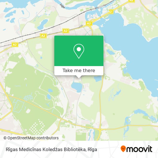Rīgas Medicīnas Koledžas Bibliotēka map