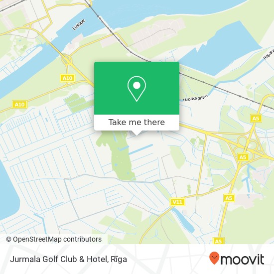 Карта Jurmala Golf Club & Hotel