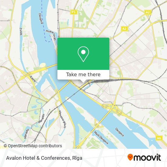 Avalon Hotel & Conferences map