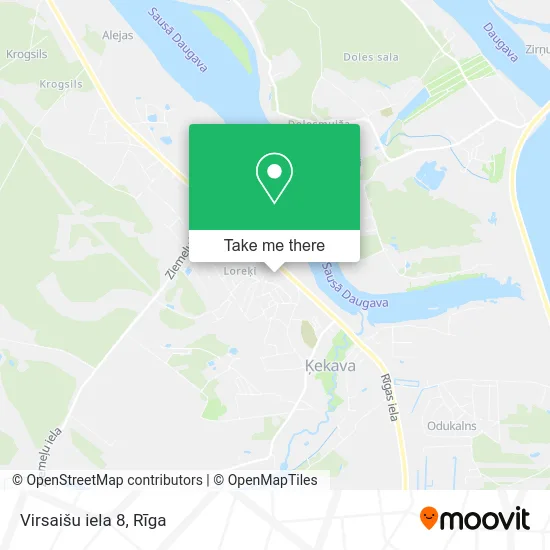 Карта Virsaišu iela 8