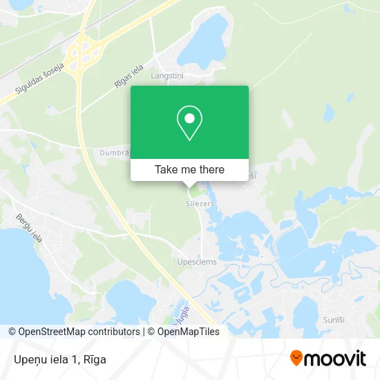 Карта Upeņu iela 1