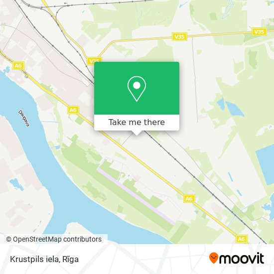Карта Krustpils iela
