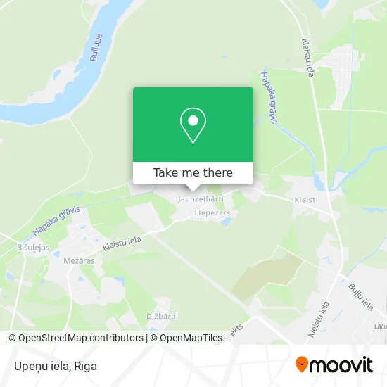 Карта Upeņu iela