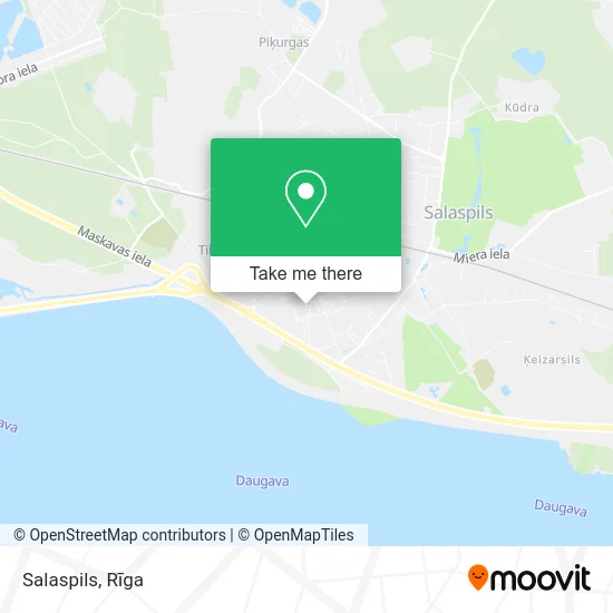 Карта Salaspils