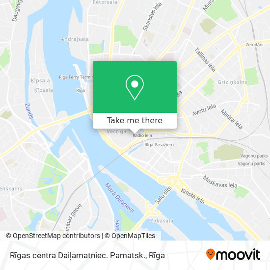 Rīgas centra Daiļamatniec. Pamatsk. map