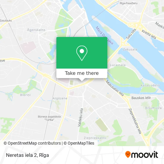 Neretas iela 2 map