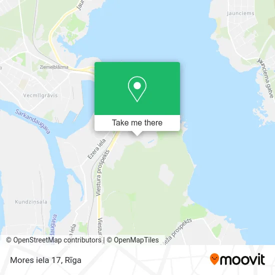 Карта Mores iela 17