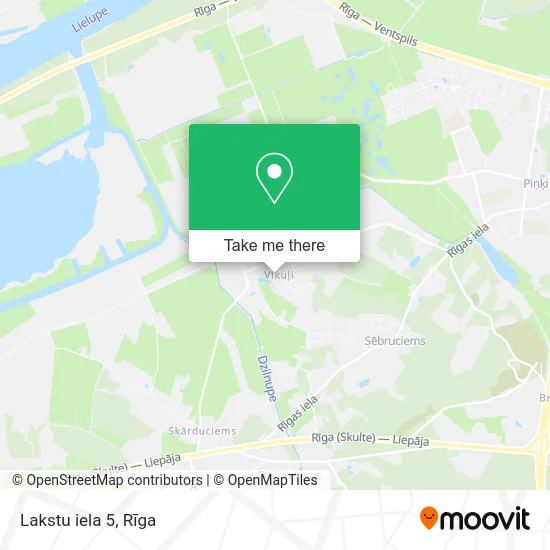 Карта Lakstu iela 5
