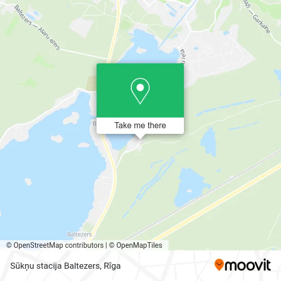 Карта Sūkņu stacija Baltezers