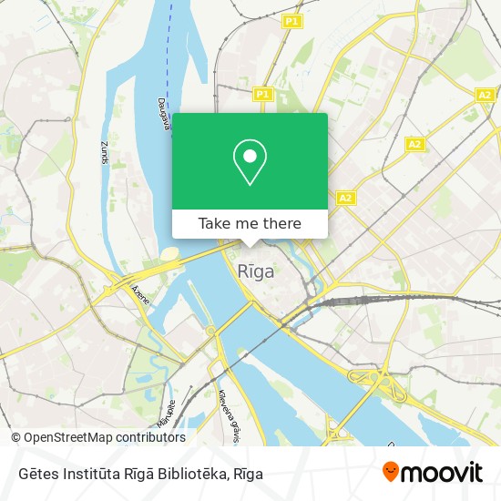 Gētes Institūta Rīgā Bibliotēka map