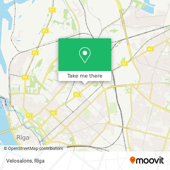 Velosalons map