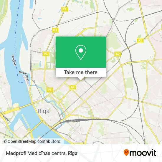 Medprofi Medicīnas centrs map