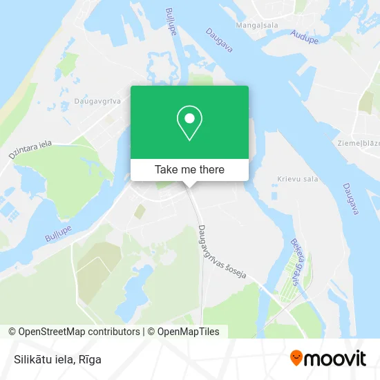 Карта Silikātu iela