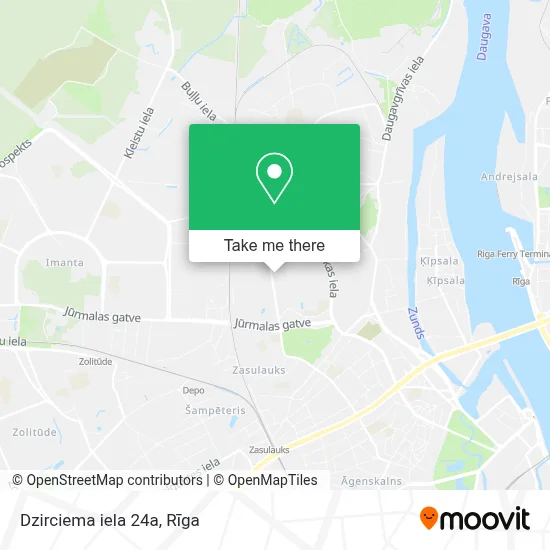 Dzirciema iela 24a map